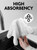 Fantasticlean Microfiber Cleaning Cloth Roll- 90 Sheets, 12" x 12" (White)
