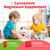 Kids Magnesium Glycinate Gummies, Magnesium Supplement with L-Theanine, Vitamin B6, D3 for Kids & Adults, Calm Magnesium for Sleep Relaxation,Brain,Bones,Sugar Free Strawberry 120ct