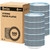 Ginkgo 6 Inch Paper Plates 500 Pack, Disposable Dessert Plates