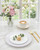 PULOTE 100PCS White Plastic Plates Disposable - Heavyweight 50 White Dinner & 50 Dessert/Salad Plates for Wedding, Party