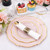 Liacere 175PCS Pink Plates Disposable - Pink and Gold Plates 25guest Baroque Plastic Dinnerware include 50Plates, 25Pack Pre Rolled Napkins with Silverware 25Cups Perfect for Wedding & Party