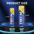 PKCELL AA AAA Batteries Combo Pack, Double A Triple A Batteries 160 Count
