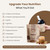 UpNourish Peanut Butter Vegan Protein Powder 54 Superfoods Powder,1.5 Billion CFU Probiotics 21g Plant Based Protein,No Sugar No Dairy No GMO Dairy Free,Meal Replacement Shake Keto-Friendly Low-Carb Diet,15 Servings