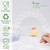 U-QE 100 Pieces Clear Plastic Plates - 9 Inch Clear Disposable Plates