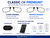 Always With You by ThinOptics Classic Slim Reading Glasses with Metal Case that Sticks to Your Phone - Ultra-Thin Armless Pocket Readers - Lightweight, Durable, Convenient - Metal/Purple, 2.5x