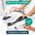 Lunderg Padded Toilet Seat Riser for Seniors - Adds 3 Inches. Universal Fit