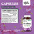 Wild & Organic Skullcap Capsules 1200 mg - Calming Support - 120 Count