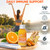 Feeju 15 PCS Orange Ginger Turmeric Shots 60ml | Immune Support & D3