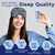 NatureU Melatonin Free Sleep Supplement for Adults, Sweet Dreams Deep Sleep Support, 8H Sustained Release Technology with GABA & SleepMaster Peptide, Non-Habit Forming 15-Day Supply