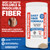 Yerba Prima Daily Fiber Formula - 20 oz Powder - Unflavored, Concentrated Blend of Soluble/Insoluble, Psyllium Seed Husks, Acacia Gum, Apple Fiber for Bulk - Dietary Bulking Supplement - Regularity