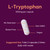 BESTVITE L-Tryptophan 500mg per Capsule (240 Vegetarian Capsules) (120 x 2)