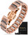 MagnetRX Copper Viking Bracelet for Men EllipseMAX 5X Strength 5,000 Gauss Magnets - Premium Adjustable Mens Copper Bracelet with Magnets (Viking Style)