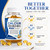 DLZFUDTY Calcio D3 K2 B12 2000mg Non-GMO, Gluten-Free,Soy-Free,120 Count