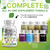 Clean Nutraceuticals Oregano Oil Garlic Extract Olive Leaf Black Seed Oil - Immune Support & Digestive Health Supplement for Women and Men with Vitamin D3 & Zinc - 2Pack