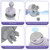 COMFIER Electric Scalp Massager with Mutlti-Modes Vibration, Portable Handheld Head Scratcher for Hair Growth,Waterproof Head Massager for Full Body,Dog Cat Massager for Deep Clean and Stress Relax
