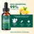 Liposomal Lymphatic Drainage Liquid Drops - Lymphatic Support Supplement with Dandelion Root, Cleavers, Echinacea, Calendula for Immune, Detox Cleanse, Lymph System Support, Lemon Flavor, 4 Fl Oz