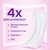 Always Discreet Incontinence Pads for Women with Bladder Leaks, Sensitive Skin Pads Moderate Absorbency, Regular Length, 57 Count (Pack of 3)