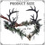 MOSTORY Light up Elf Crown, Black Gothic Flower Antler Circlet