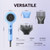 Wavytalk Blown Away Ionic Hair Dryer with Diffuser for Curly Hair
