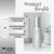 Kenra Professional Platinum Blow-Dry Spray | Time-Saving Heat Protectant | Detangles, Smooths, and Softens | Eliminates Frizz & Resists Humidity | Medium To Coarse Hair | 6.8 fl. oz. (2-Pack)