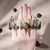 CoTeeZa Green Fairy Crystal Crown - Handmade Raw Quartz Tiara
