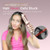 TYMO CurlPro Plus Automatic Rotating Curling Iron - Upgraded Long Barrel Curling Wand for Long Hair, Ceramic Hair Curler for Women, Anti-Scald, Tangle-Free, 600M Ionic, Dual Voltage,Gold Blush, 1 Inch