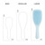 Tangle Teezer Ultimate Detangler Brush for Fine Hair, Large, Seafoam Blue