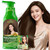 Herbishh Medium Natural Brown Hair Dye Shampoo for Gray Hair Coverage 500ml