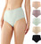 BATTEWA Washable Absorbency Incontinence Regular Underwear for Women, Reusable Leak Proof Protection Panties for Bladder Leakage(5Color, 2X-Large, 5 Pack)