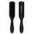 Denman D3 Curly HairBrush for Women & Men – 7 Row Detangling & Curl Defining brush for Natural Curly, Coily, Wavy Hair – Styling Brush for Smooth defined Curls (All Black)