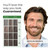 Simpler Hair Color for Men - Full Gray Coverage Dye Kit, Medium Brown