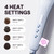 Wavytalk Pro Steam Hair Straightener Brush Steamline Pro Straightener Brush