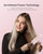 ANNLARY Hair Straightener, 1.75 Inch Flat Iron with Infrared and Ionic Technology, Titanium Plate with Ceramic Coating Dual Voltage Straightener with Heat-Resistant Silicone for All Hair Types