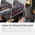TYMO Flat Iron Hair Straightener Brush 2 in 1, 200M Ions Ceramic Hot Comb