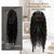 Dreamlover Wig Stand Tall 19.7 Inches for Long Wigs, Black, 3 Pack
