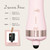 Dual Voltage Travel Size Hot Air Brush Dryer & Styler for European Travel