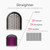 TYMO Hair Straightener Brush - Ionic Plus Straightening Brush for Women