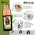 HERBBY Hair Color Shampoo for Gray Hair Coverage&Color Transform with 9 Herbal Extracts –Long Lasting(6-8 Weeks),Shiny,Evenly Colored,Instant Hair Dye Shampoo&Conditioner,500 Ml (AUBURN BROWN COLOR)