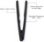 L'ANGE HAIR Le Ceramique 1-Pass Flat Iron Hair Straightener | Fast Heating Ceramic Flat Iron | Best Hot Tools Professional Hair Straightener to Lock in Moisture & Shine | (Black)
