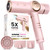 ELLA BELLA® Ionic Hair Dryer with Diffuser - Negative Ion Blow Dryer, Quiet