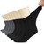 Hugh Ugoli Men's Cotton Diabetic Ankle Socks, Wide, Thin, Loose Fit and Stretchy, Seamless Toe & Non Binding Top, 8 Pairs, Black/MelangeGrey, Shoe Size: 8-11