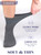 Hugh Ugoli Men's Cotton Diabetic Ankle Socks, Wide, Thin, Loose Fit and Stretchy, Seamless Toe & Non Binding Top, 8 Pairs, Black/MelangeGrey, Shoe Size: 8-11