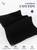 Hugh Ugoli Men's Cotton Diabetic Ankle Socks, Wide, Thin, Loose Fit and Stretchy, Seamless Toe & Non Binding Top, 8 Pairs, Black/MelangeGrey, Shoe Size: 8-11