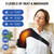 ERHIVORA Shoulder Heating Pad with Massage, FSA Eligible Items List, Heated Shoulder Wrap for Pain Cordless, HSA Approved Products Only