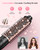 Lopeie 5 in 1 Curling Iron with Thermal Brush and 4 Interchangeable Ceramic Barrels(1/2 to 1 1/2 inch), Curling Wand Set, Fast Heating, Dual Voltage Hair Curler, Gifts for Women
