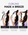 TSUYAGLA 3 in 1 Automatic Curling Iron, Hair Curlers, 1"-1.25"-1.5" Barrels
