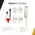 Wahl Professional White Peanut Clipper & Trimmer, Powerful Rotary Motor