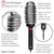 Cricket Technique Thermal Hair Brush #370 1.75” for Blow-Drying, Curling, and Styling – Heat-Retaining Barrel with Anti-Static Tourmaline Bristles, Round Thermal Brush, Ideal for All Hair Types