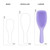 Tangle Teezer Ultimate Detangler Curly Hair Brush, Large, Purple Passion