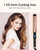 IKV 1 1/2 inch Curling Iron Large,Long Barrel Curling Wand 1.5 inch